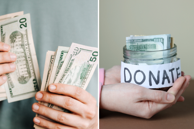 5% you and 5% donate (2)